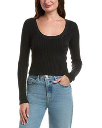 Project Social T Project Social T Louise Scoop Neck Washed Sweater