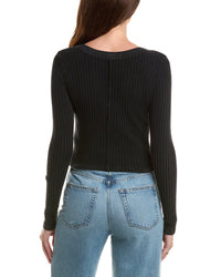 Project Social T Project Social T Louise Scoop Neck Washed Sweater