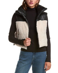 Lamarque Melicia Faux Leather Reversible Vest