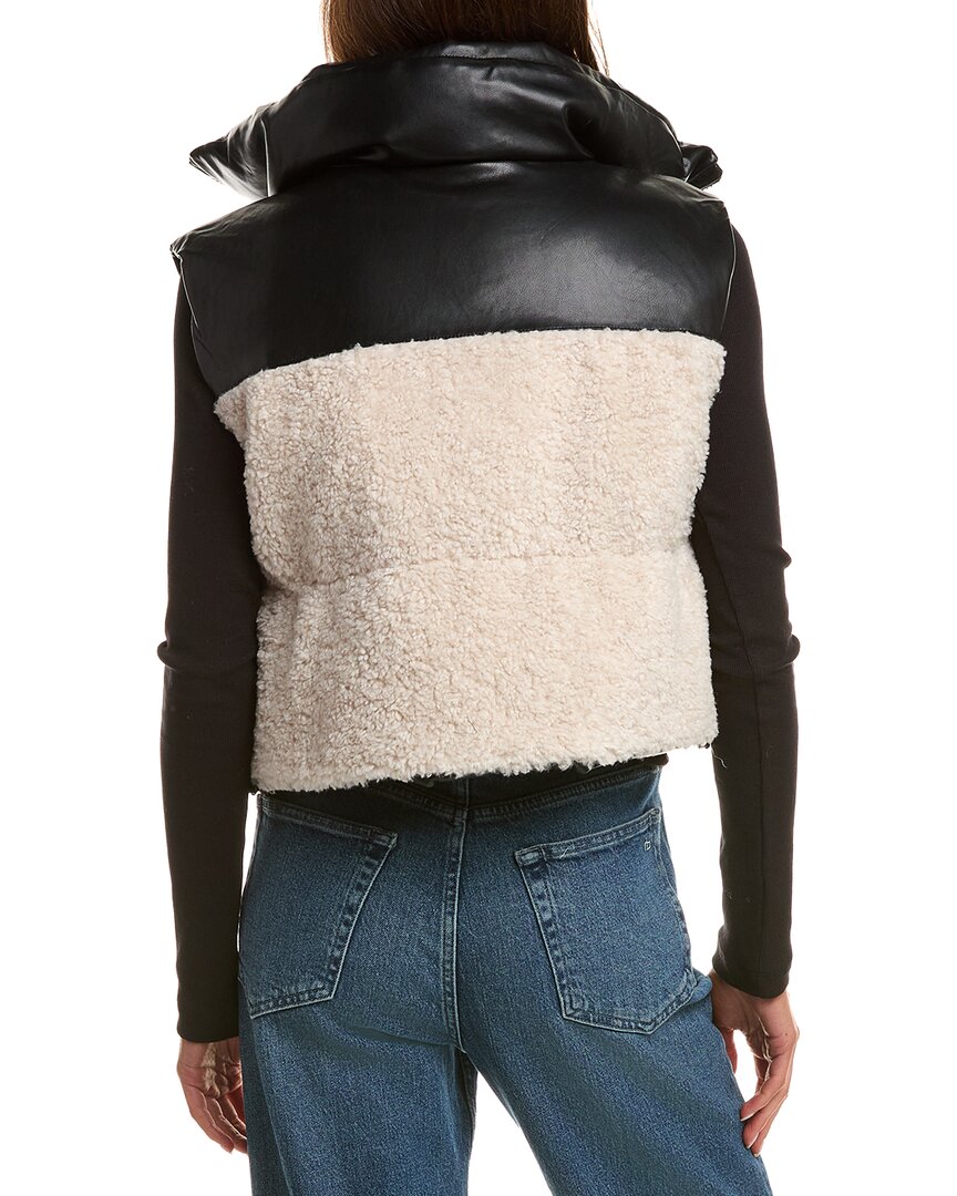 Lamarque Melicia Faux Leather Reversible Vest