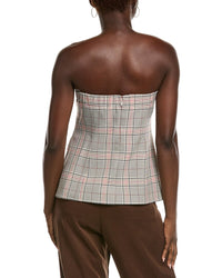 Kenneth Cole Strapless Button Front Shirt Vest