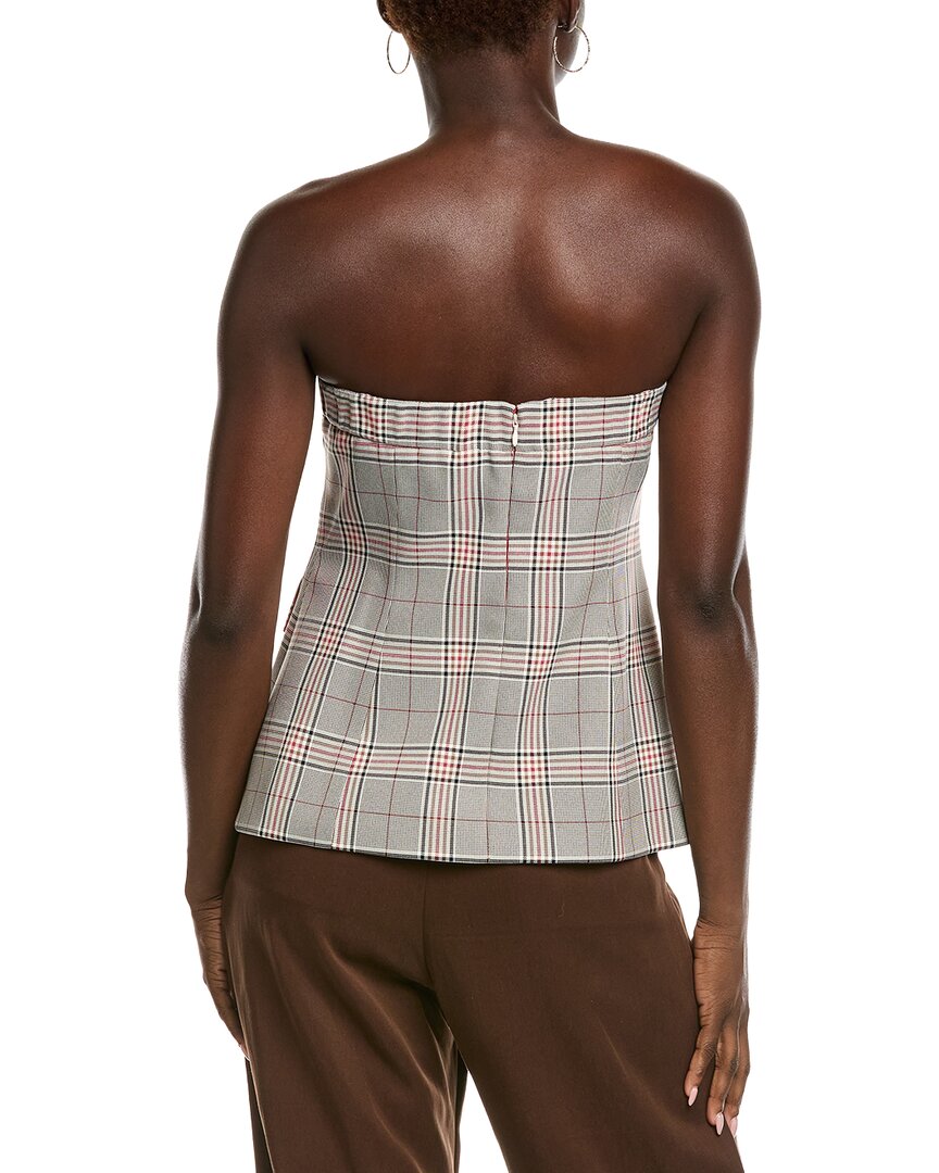 Kenneth Cole Strapless Button Front Shirt Vest
