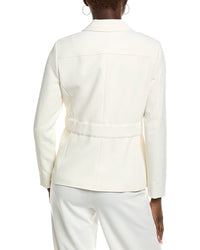 Kenneth Cole Belted Patch Pocket Jacket