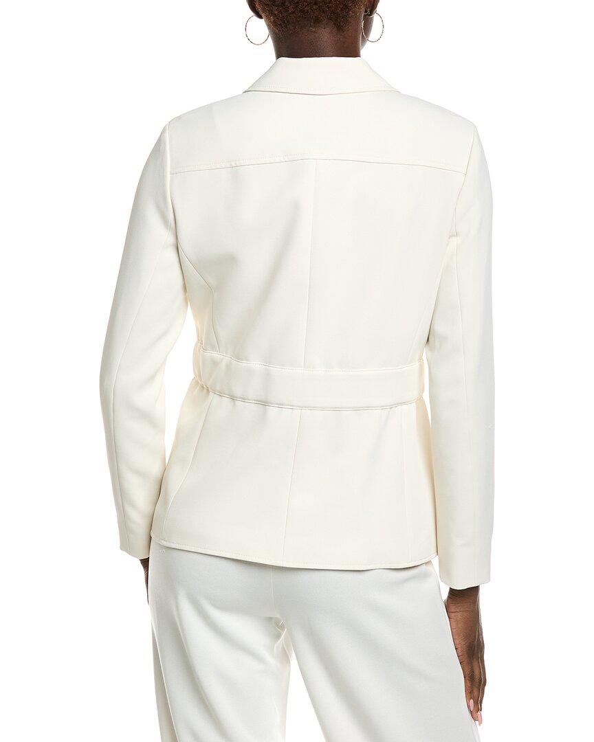 Kenneth Cole Belted Patch Pocket Jacket