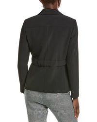 Kenneth Cole Belted Patch Pocket Jacket