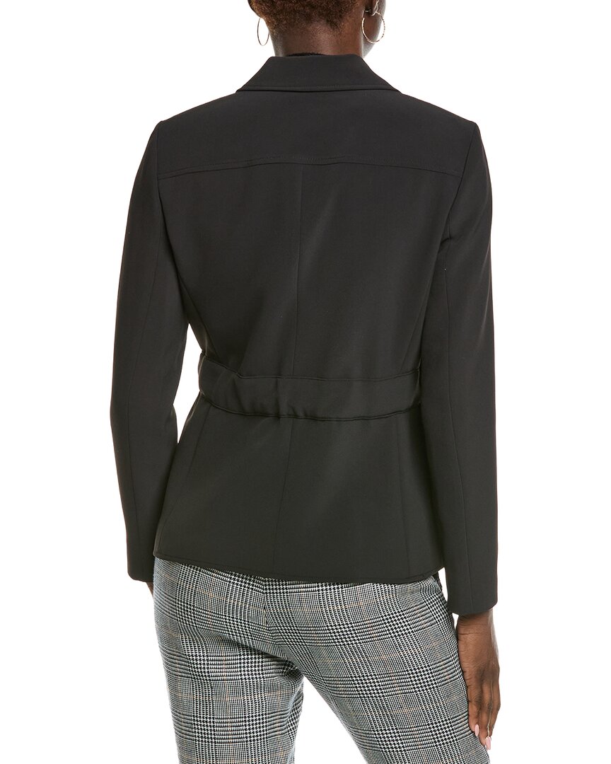 Kenneth Cole Belted Patch Pocket Jacket