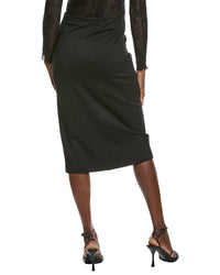 Kenneth Cole Pull On Column Slit Skirt