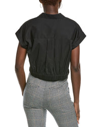Kenneth Cole Cropped Short Sleeve Shirt