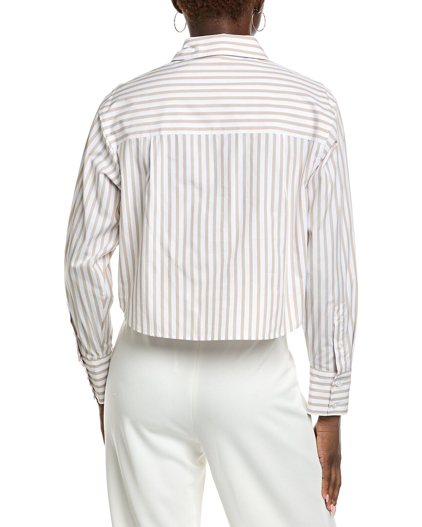 Kenneth Cole Cropped Button Front Shirt