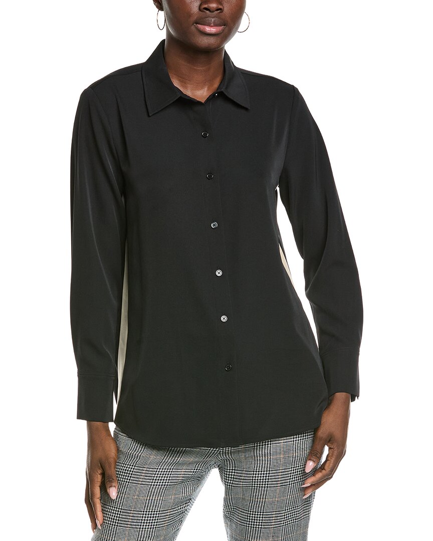 Kenneth Cole Oversized Button Front Shirt
