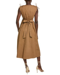 Kenneth Cole Ruched Cutout Waist Dress