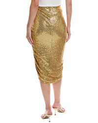 Michael Kors Collection Embroidered Pareo Skirt