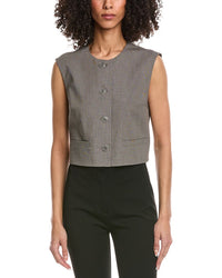 Kenneth Cole Oversized Belted Vest