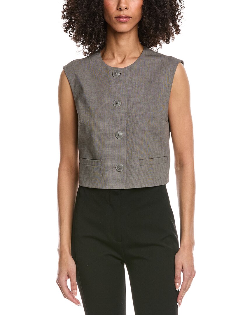 Kenneth Cole Oversized Belted Vest