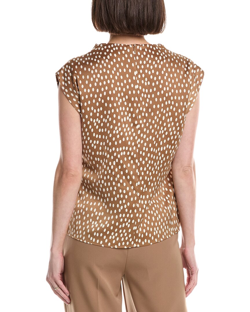 Kenneth Cole Belted Drape Neck Top