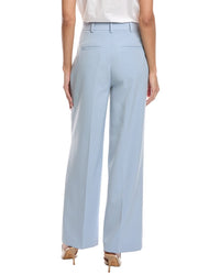 Kenneth Cole High-Rise Pintuck Wide Leg Pant