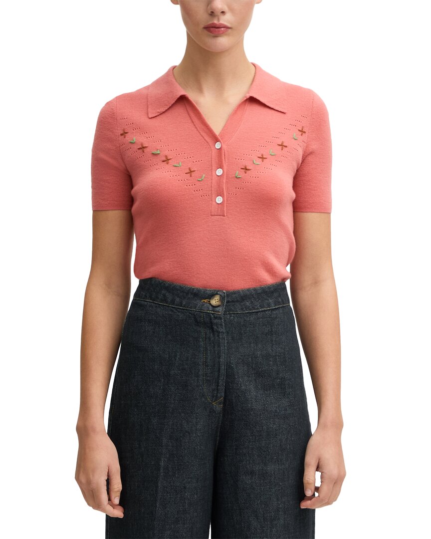 Lk Bennett Wool-Blend Fiona Knitted Top