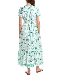 CeCe Cece V Neck Maxi Dress