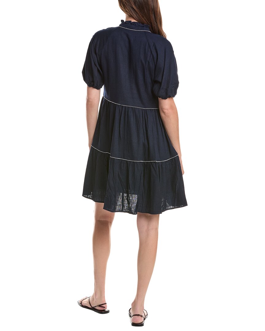 CeCe Cece Linen-Blend Babydoll Dress