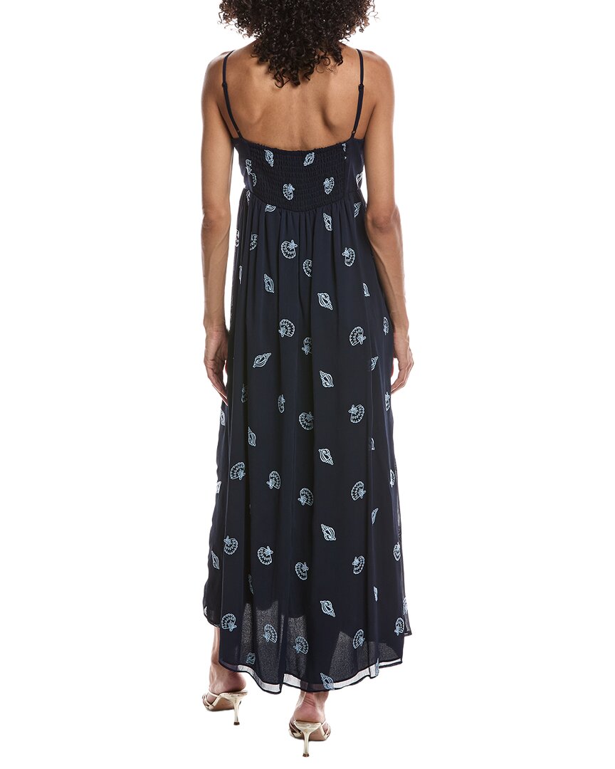 CeCe Cece Spaghetti Strap Square Neck Midi Dress