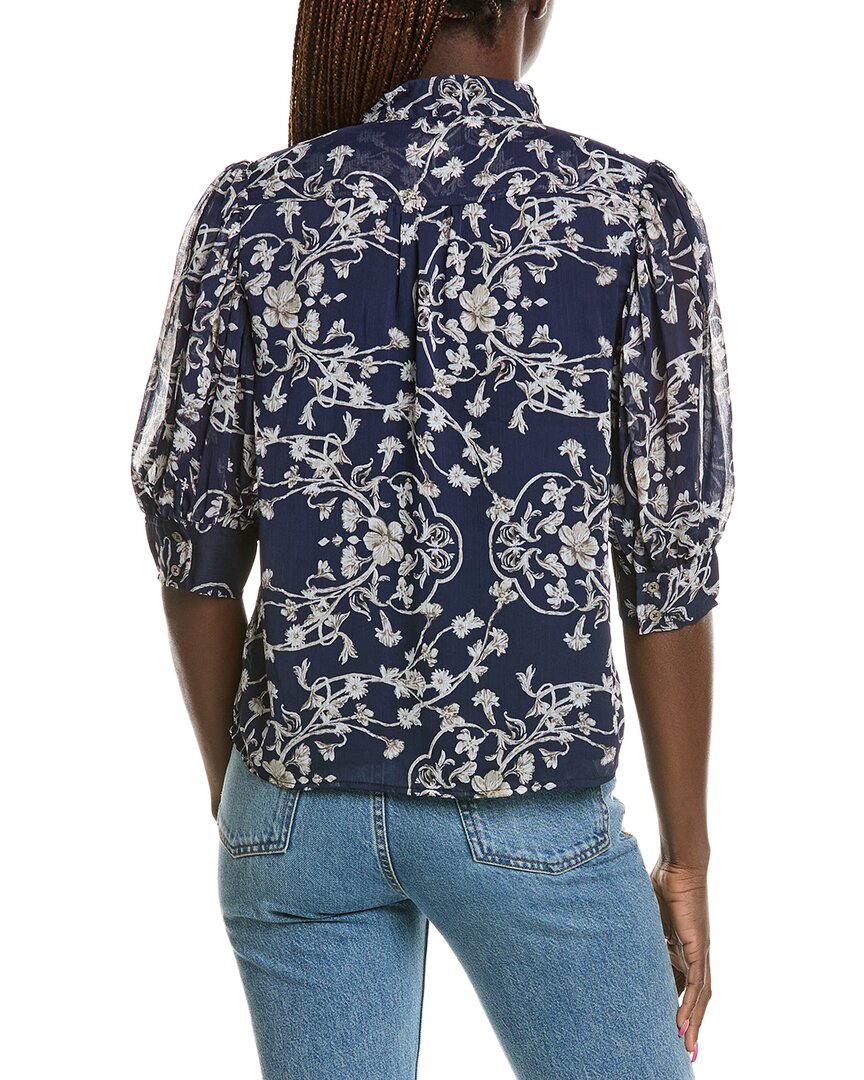 CeCe Cece Open Collar Top