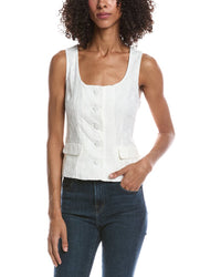 CeCe Cece Embroidered Vest Top