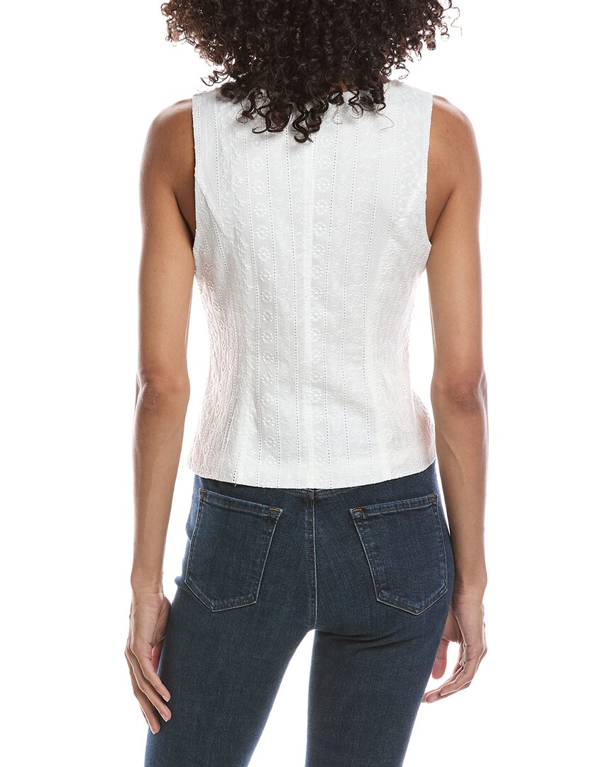 CeCe Cece Embroidered Vest Top