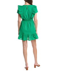CeCe Cece Ruffle Front Mini Dress
