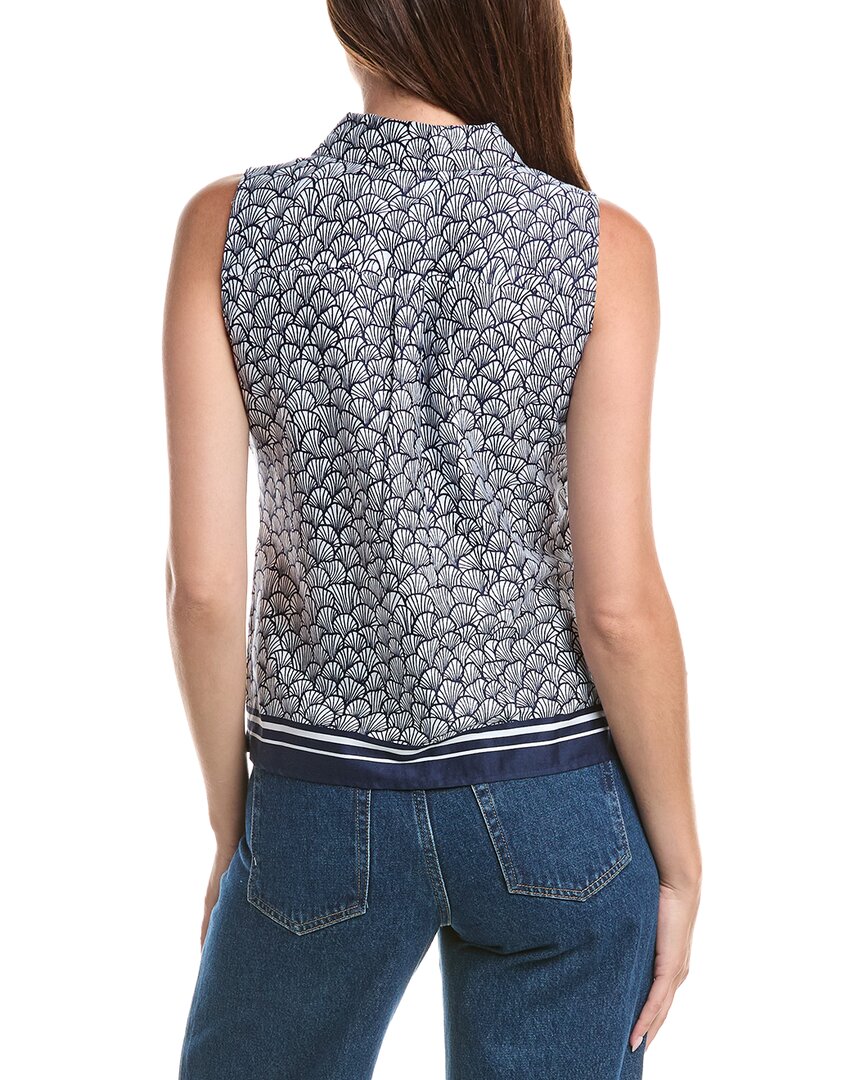 CeCe Cece Button Down Collared Top