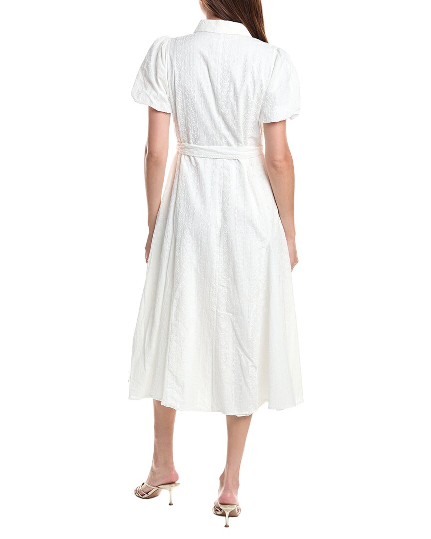 CeCe Cece Button Front Midi Shirtdress