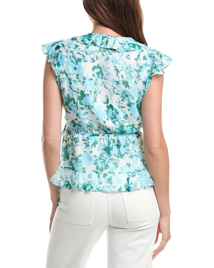 CeCe Cece Ruffle Wrap Top