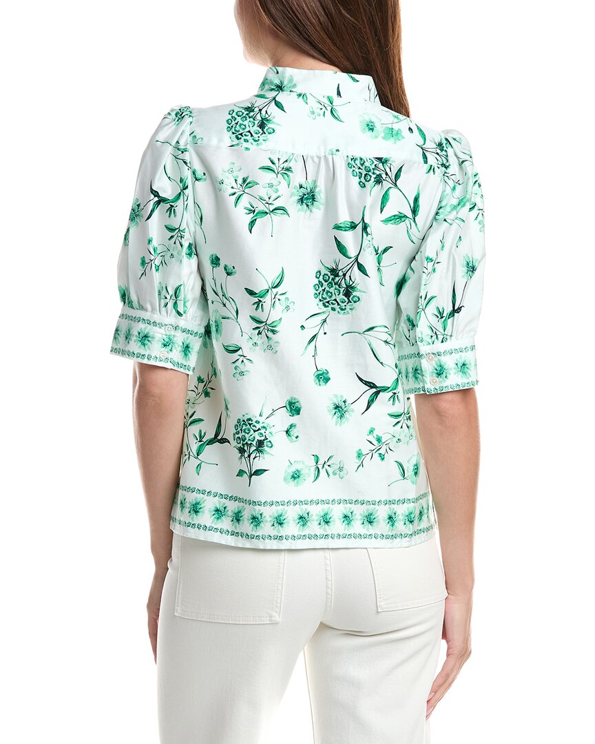 CeCe Cece Open Collar Top