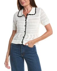 CeCe Cece Collar Cardigan