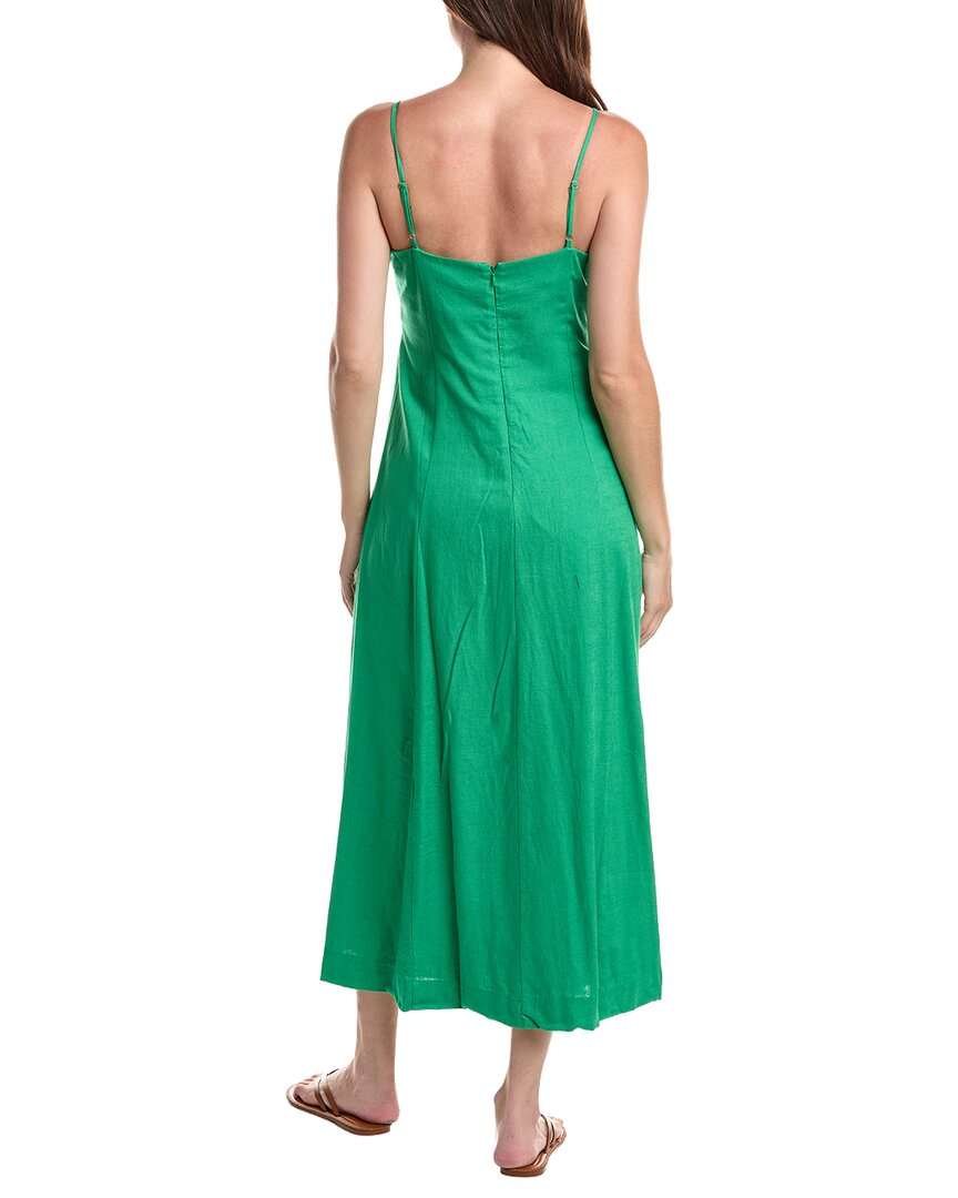 CeCe Cece Linen-Blend Tank Maxi Dress