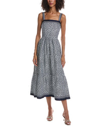 CeCe Cece Tank Square Neck Tiered Maxi Dress