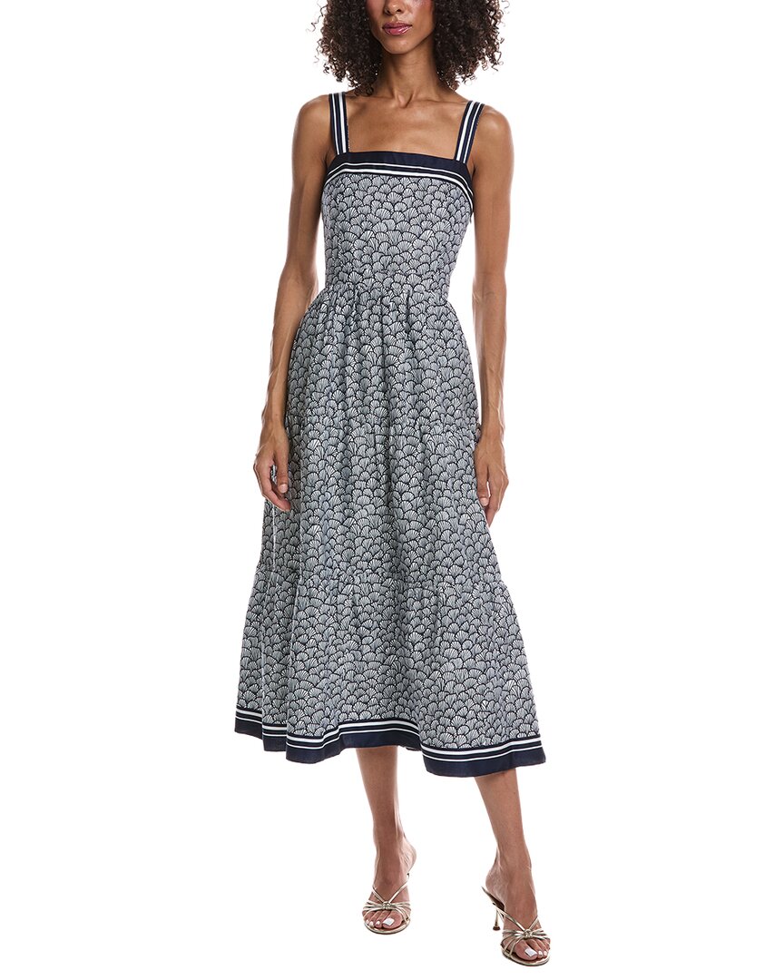 CeCe Cece Tank Square Neck Tiered Maxi Dress