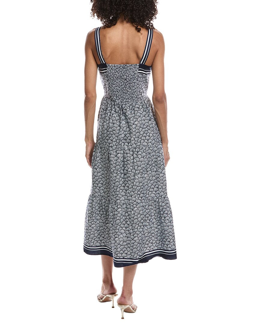 CeCe Cece Tank Square Neck Tiered Maxi Dress