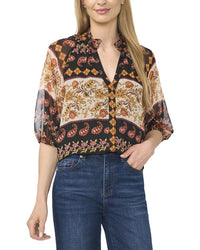 CeCe Cece Woven Top