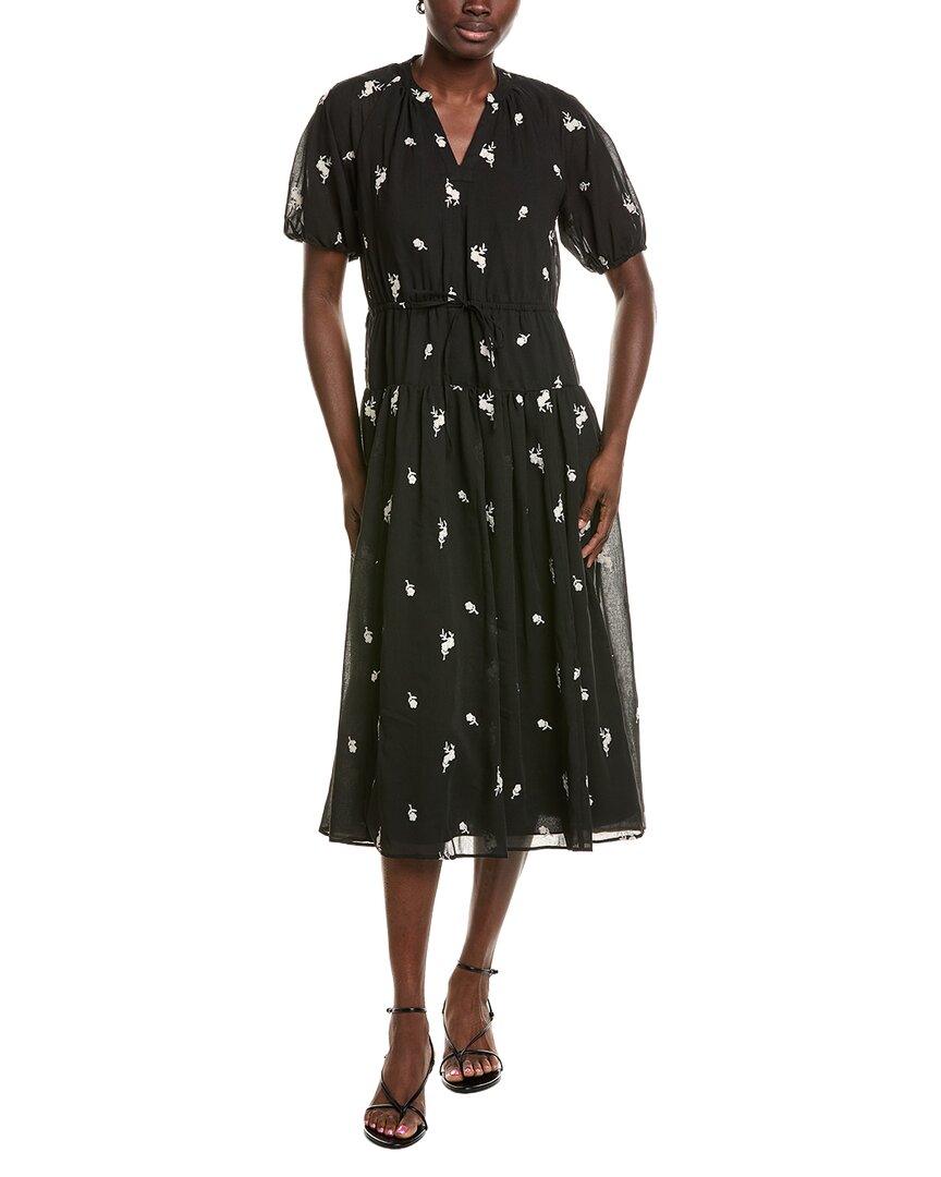 CeCe Cece Floral Midi Dress