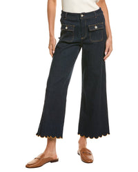 CeCe Cece Scallop Hem Jean