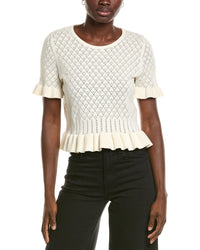 CeCe Cece Pointelle Sweater