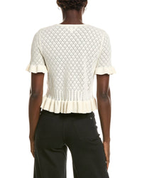 CeCe Cece Pointelle Sweater