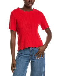 CeCe Cece Pointelle Sweater