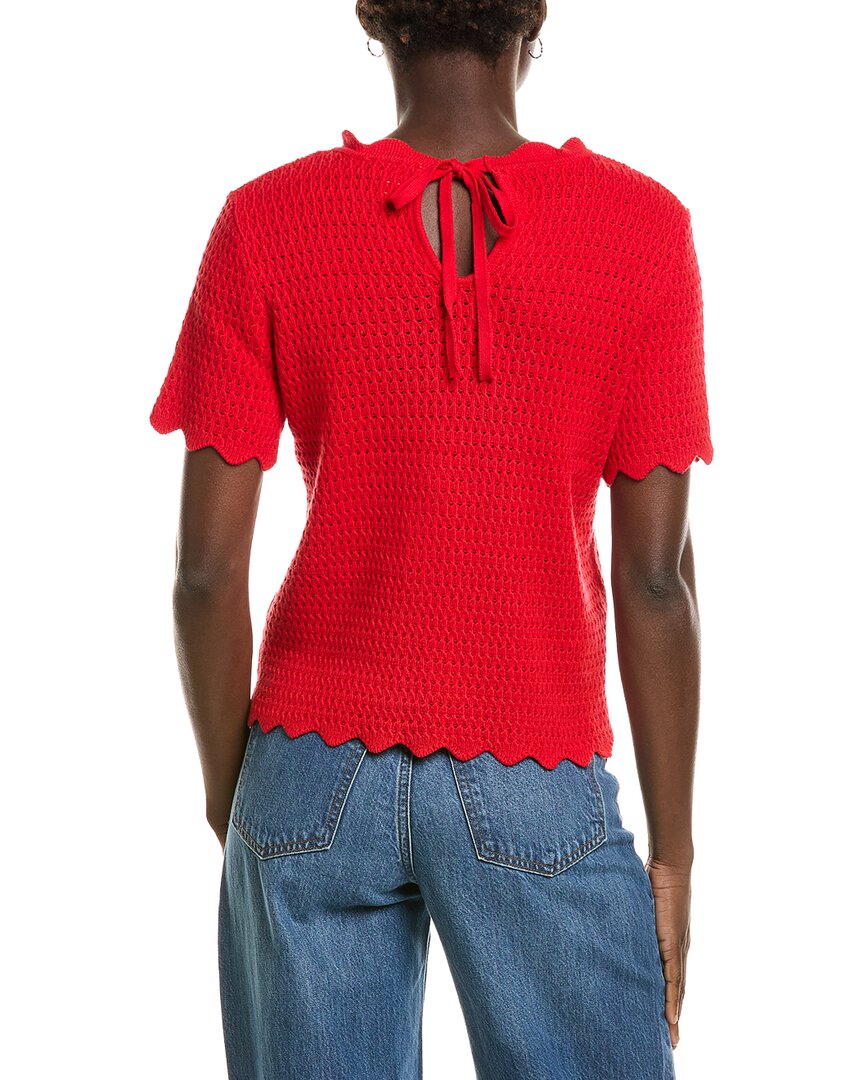CeCe Cece Pointelle Sweater
