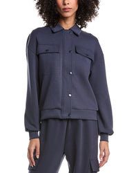 Ariella Ponte Full Snap Zipper Sweatshirt