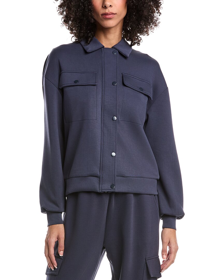 Ariella Ponte Full Snap Zipper Sweatshirt
