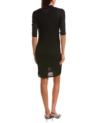 Helmut Lang Pointelle Polo Dress
