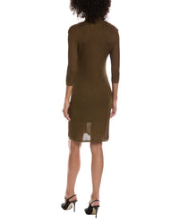 Helmut Lang Pointelle Polo Dress