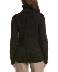 Moncler Wool Knit Turtleneck Sweater