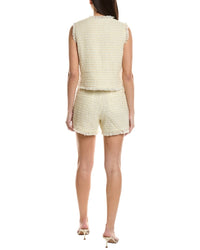 Sail To Sable 2Pc Tweed Wool-Blend Top & Short Set